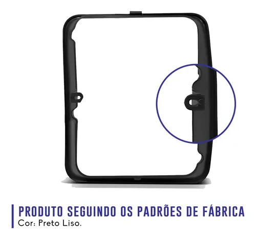 Moldura Acabamento Aro Farol Dianteiro F1000 / F4000 82 A... - Foto 2