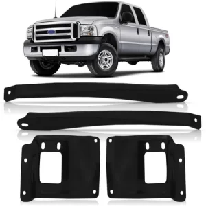 Kit jogo Suporte Do Parachoque F250 F350 2006 2007 2008 2... - Flamma Autopeças