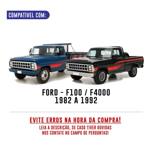 Moldura Acabamento Aro Farol Dianteiro F1000 / F4000 82 A... - Foto 4