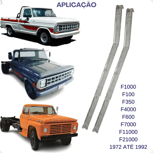 Friso Alumínio Soleira Da Porta Ford F1000/f4000 1972 A ... - Foto 2