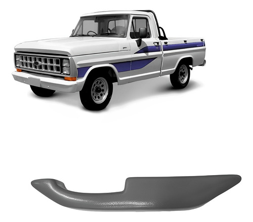 Descansa Braço Plástico Ford F1000 1993 Até 1998 Direito - Flamma Autopeças