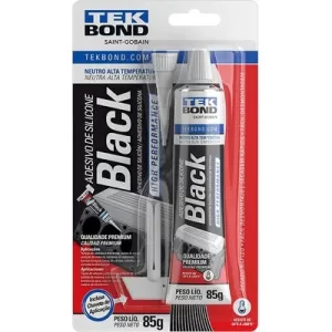 Adesivo Silicone High Performance Oximico Black 85g - Flamma Autopeças
