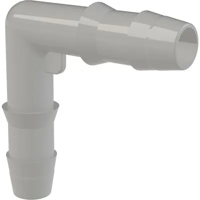 Conector L para Mangueira de Limpador/Combustível Branco... - Flamma Autopeças