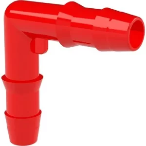 Conector L para Mangueira de Limpador/Combustível Vermel... - Flamma Autopeças