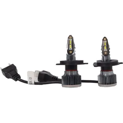 Lâmpada LED H4 6000K 30.000LM 42W 9-24V Plug Original Par - Flamma Autopeças