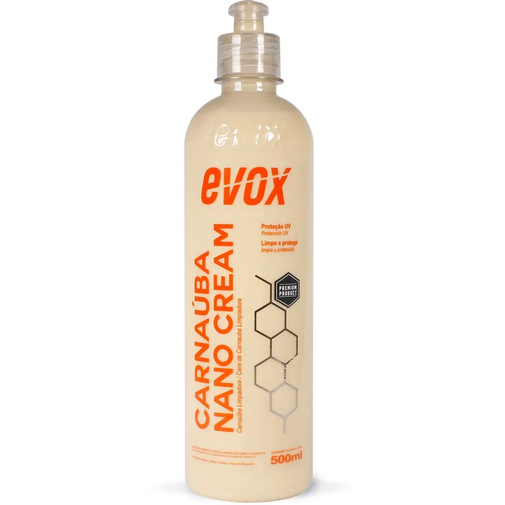 Cera Evox Automotiva Carnaúba Creme Limpadora UV Nano Cr... - Flamma Autopeças