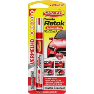 Caneta Tira Riscos Retok Automotivo Vermelho Luxcar – R... - Flamma Autopeças