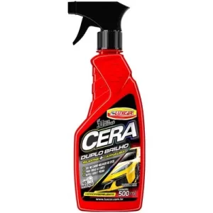 Cera Líquida 500ml Spray Concentrado Duplo Brilho Luxcar... - Flamma Autopeças