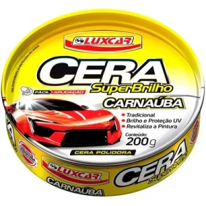 Cera Pasta 200g Carnaúba UV Super Brilho Luxcar – Prot... - Flamma Autopeças