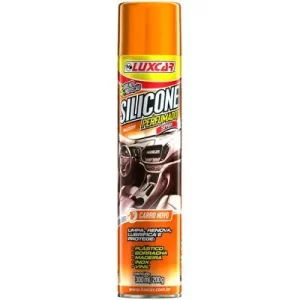 Finalizador Silicone 300ml Spray Pronto Uso Carro Novo – Brilho, Proteção UV e Perfume para Plásticos, Borrachas e Painéis
