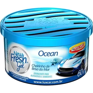 Odorizante em Gel 60g New Fresh Ocean Brisa do Mar - Flamma Autopeças
