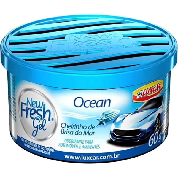 Odorizante em Gel 60g New Fresh Ocean Brisa do Mar - Flamma Autopeças