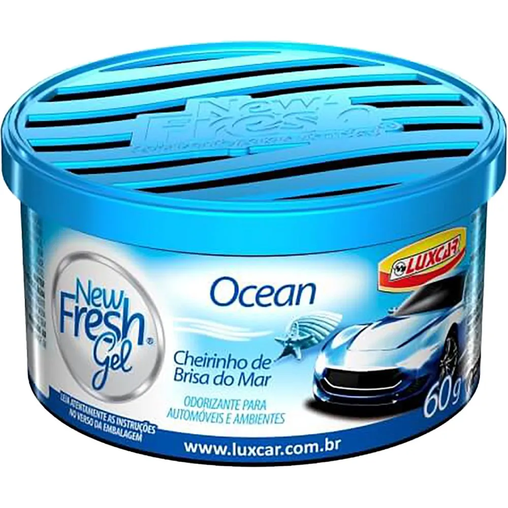 Odorizante em Gel 60g New Fresh Ocean Brisa do Mar - Flamma Autopeças