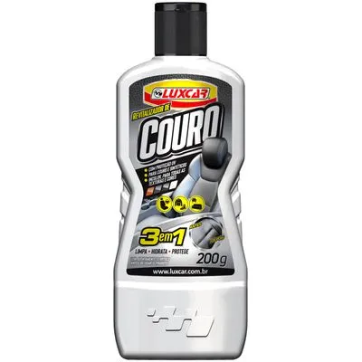 Revitalizador de Couro 200g 3 em 1 UV Luxcar - Flamma Autopeças