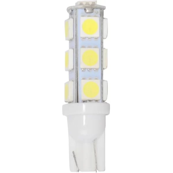 Lâmpada LED Esmagada Hi Power Torre 13 LEDs 12V Branco – Par, Alta Luminosidade e Encaixe Universal