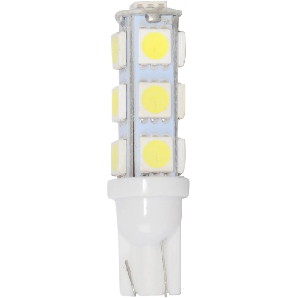 Lâmpada LED Esmagada Hi Power Torre 13 LEDs 12V Branco – Par, Alta Luminosidade e Encaixe Universal