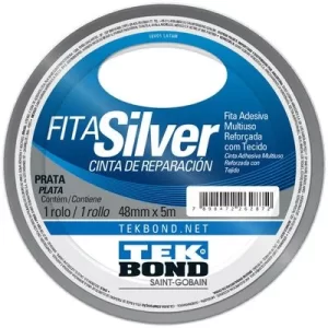 Fita Silver Prata 48mm x 5m – Reforçada, Multiuso e Al... - Flamma Autopeças
