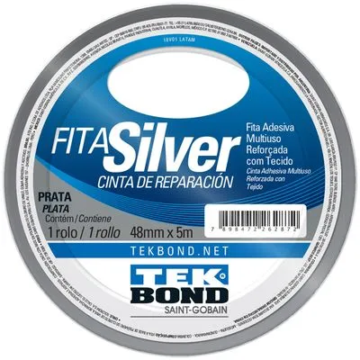 Fita Silver Prata 48mm x 5m – Reforçada, Multiuso e Al... - Flamma Autopeças