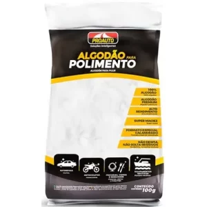 Algodão para Polimento Proauto 100g – 100% Algodão Pr... - Flamma Autopeças