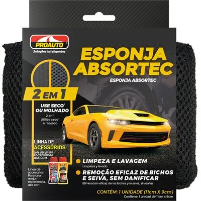 Esponja Absortec – Alta Absorção, Maciez e Durabilida... - Flamma Autopeças