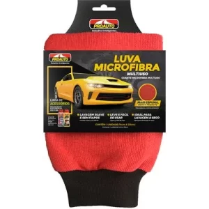 Luva de Microfibra com Punho – Limpeza Antirrisco, Alta... - Flamma Autopeças
