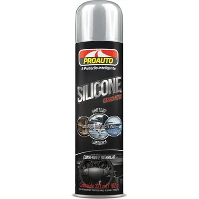 Silicone Multiuso Proauto Carro Novo 321ml – Brilho, Pr... - Flamma Autopeças