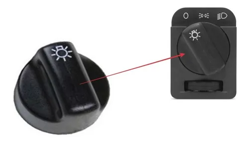 Botão Interruptor Farol com Luz Corsa 1994-2002 Astra/Ve... - Foto 2