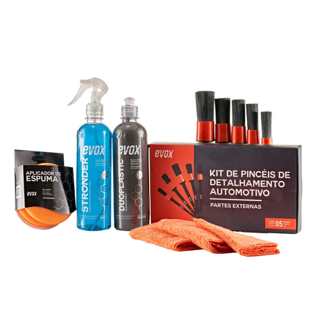 Kit Tratamento Premium de Plásticos Externos