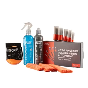 Kit Tratamento Evox Premium de Plásticos Internos – Li... - Flamma Autopeças