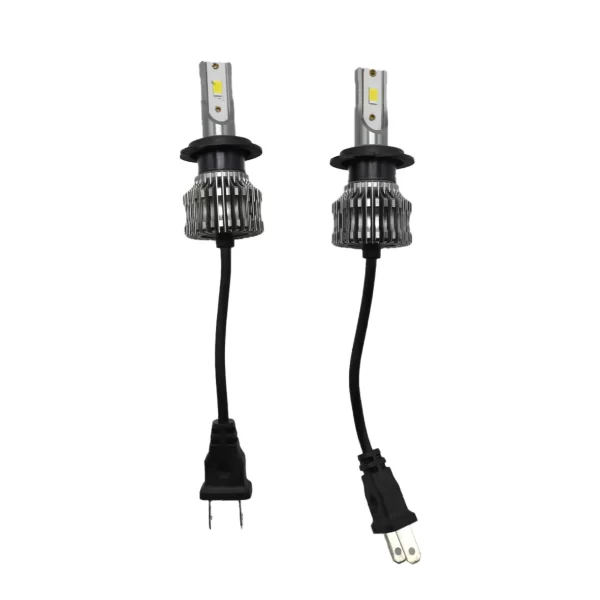 Par de Lâmpadas LED ULTRA MAX H7 6000K 2400LM - Longa Du... - Flamma Autopeças