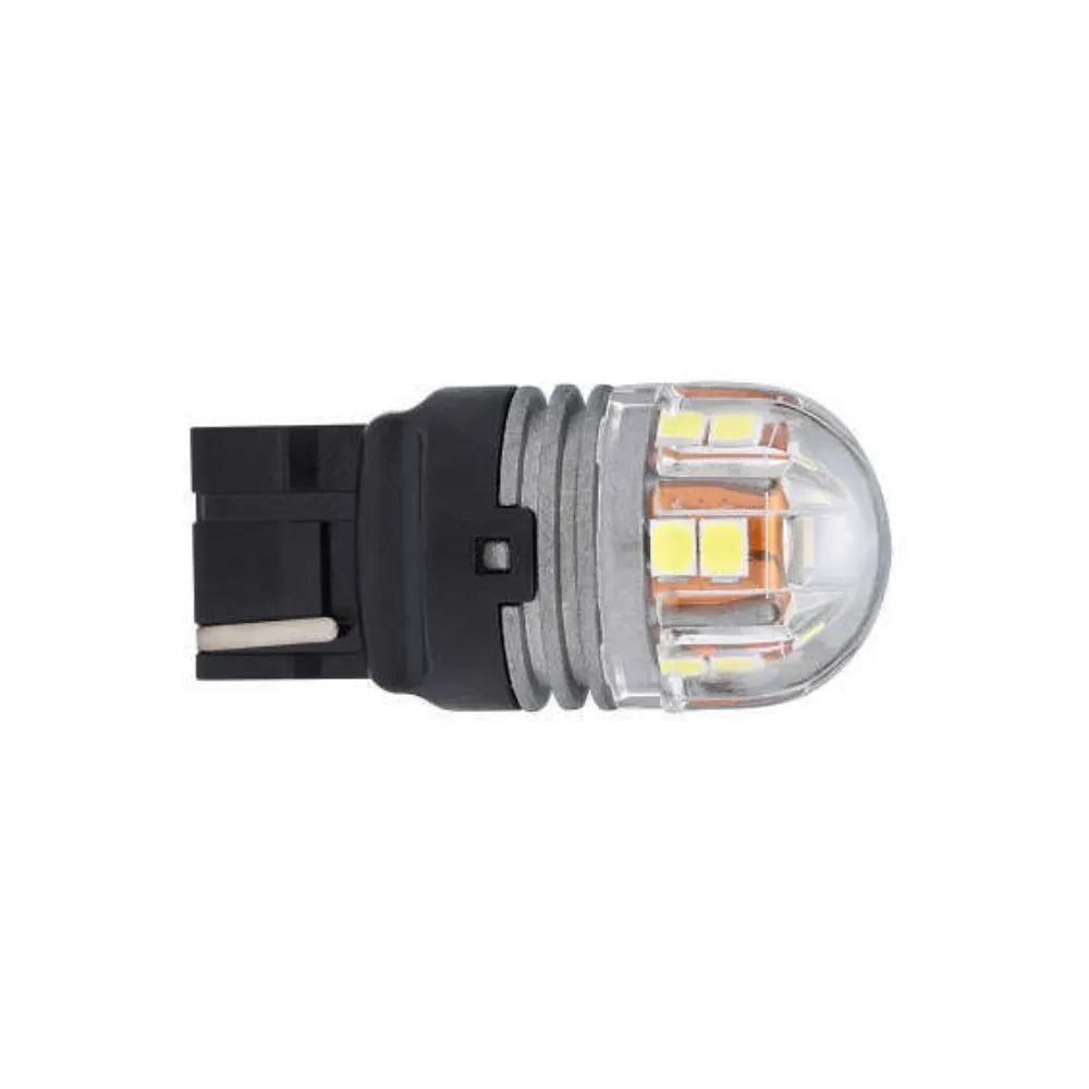 Lâmpada Automotiva Vermelha 7443 4-SMD 2835 - Alta Inten... - Flamma Autopeças