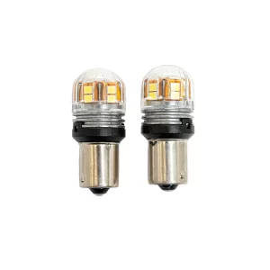 Lâmpada Led Miniatura BA15S/P21W 15-SMD 6000K - Branco -... - Flamma Autopeças