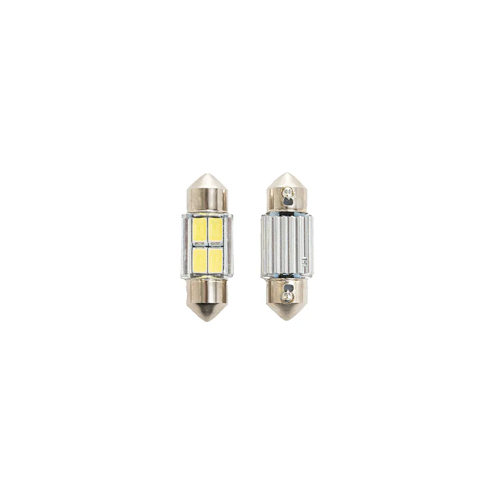 Lâmpadas LED T10x31 6000K - Branco - 2 Peças - Foto 2
