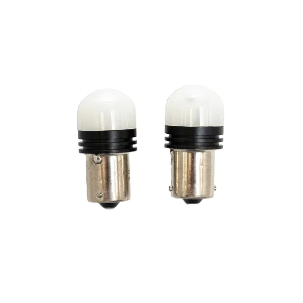 Lâmpada LED 1156 6-SMD 2835 200LM - Branco - 2 Peças - Flamma Autopeças
