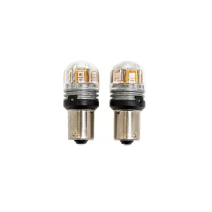 Lâmpada LED Miniatura BA15S PR21W 200LM Vermelho - 2 Peças - Flamma Autopeças