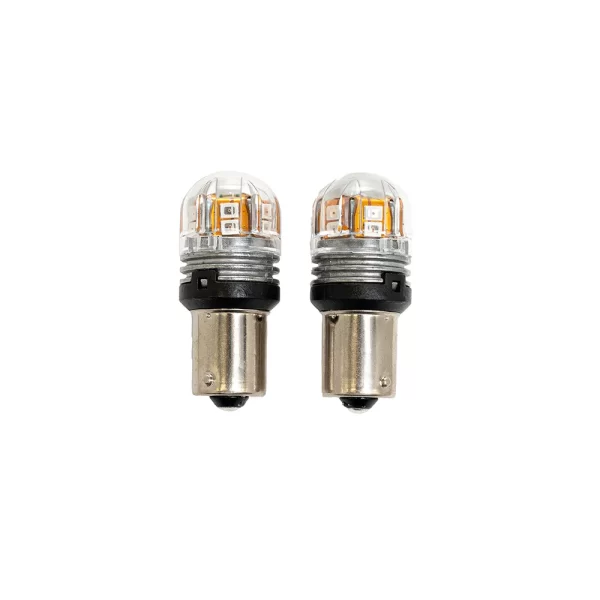 Lâmpada LED Miniatura BA15S PR21W 200LM Vermelho - 2 Peças - Flamma Autopeças