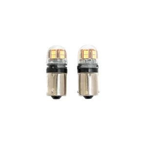 Lâmpada LED Miniatura G18/R10W 15-SMD 6000K - 2 Peças - Flamma Autopeças