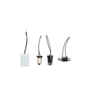 Lâmpada LED Miniatura 3014 12-SMD 1.5W - Branco - Flamma Autopeças