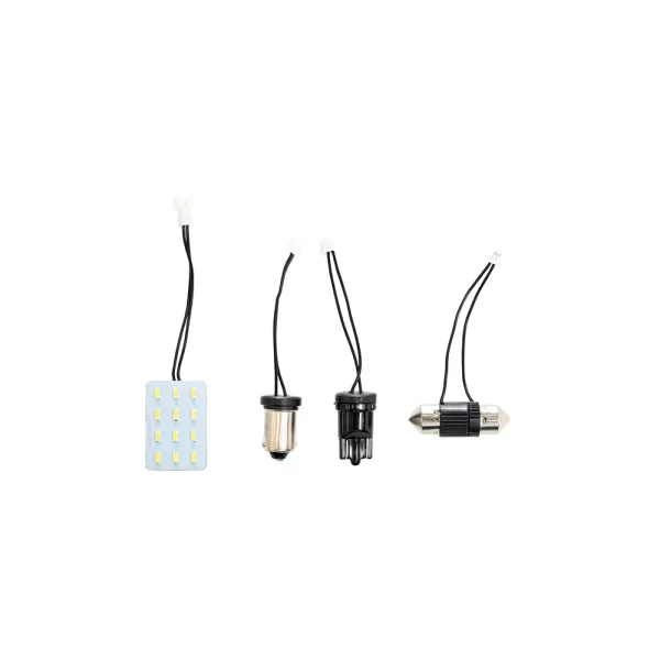 Lâmpada LED Miniatura 3014 12-SMD 1.5W - Branco - Flamma Autopeças