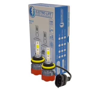 Lâmpadas LED H16 10/30V 25W COB - 3000LM 6000K - Flamma Autopeças