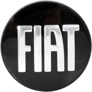Calota Centro de Roda Fiat Strada 2022 a 2023 / Argo 2017 a 2023 – Preta Brilhante 45mm