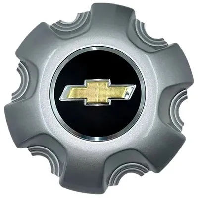 Calota Centro de Roda Chevrolet S10 LT/LTZ 2019 em diante – Preta com Emblema