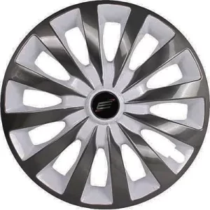 Calota Passat CC 13” – Cubo Universal Branco/Preto