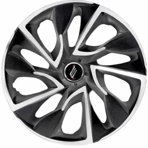 Calota 15” DS4 Cubo Universal – Preta/Prata