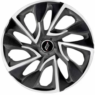 Calota 15” DS4 Cubo Universal – Preta/Prata