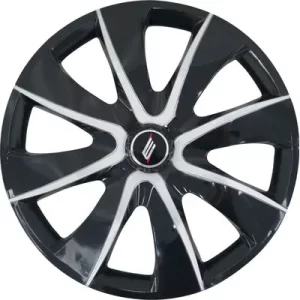 Calota 14” Prime Cubo Universal – Preto/Prata