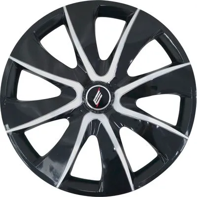 Calota 14” Prime Cubo Universal – Preto/Prata