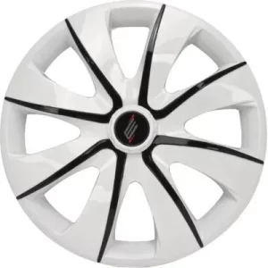 Calota 14” Prime Cubo Universal – Branco/Preto