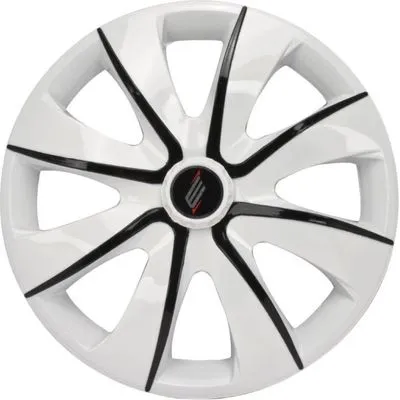 Calota 14” Prime Cubo Universal – Branco/Preto