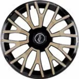 Calota 14” Triton Cubo Universal – Preto/Dourado